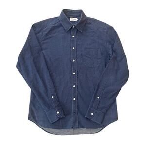 Taylor Stitch The California White Jacquard Dot Button Down Shirt Size 42